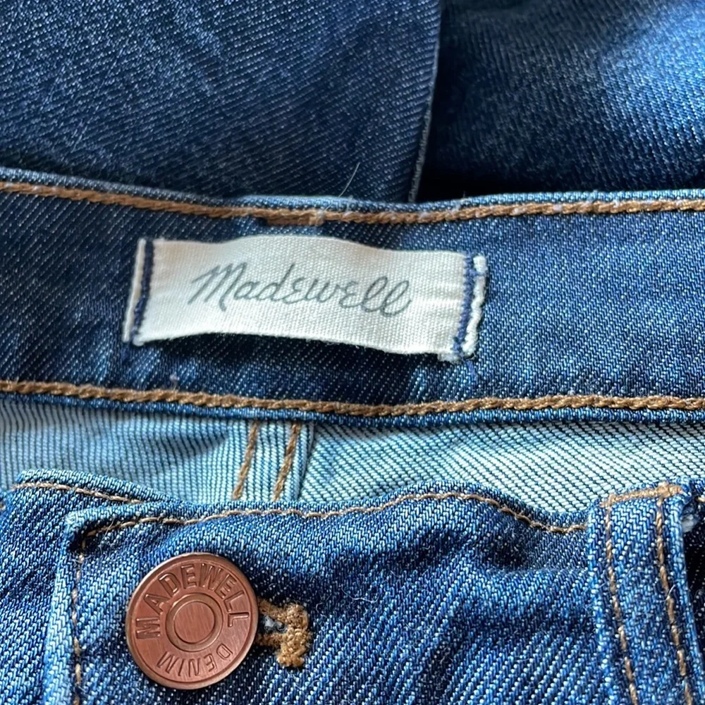 Madewell 9” High Rise Skinny Jeans Dark Wash - Picture 5 of 6